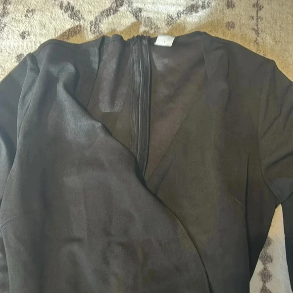 MIDI Style Evening Dress, V Neck Bishop Sleeves Size Small NWOT - Picture 2 of 10